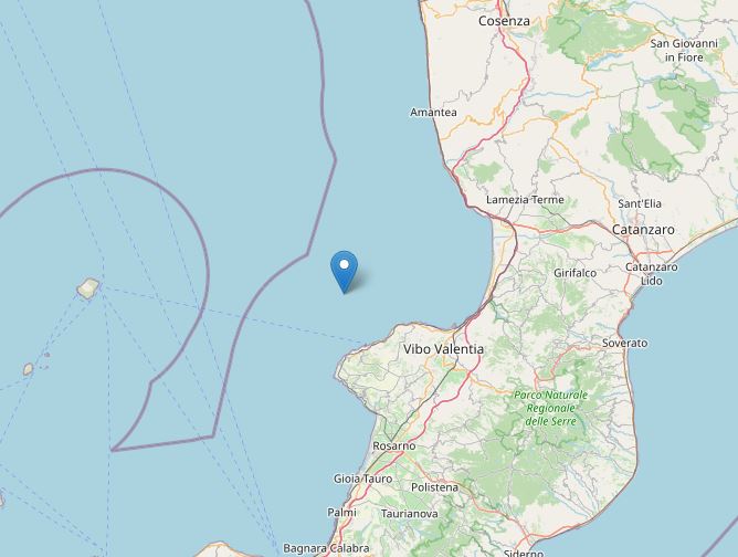terremoto calabria oggi