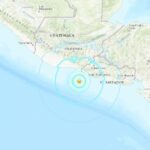 Forte terremoto scuote El Salvador, scossa al largo della costa [DATI e MAPPE]