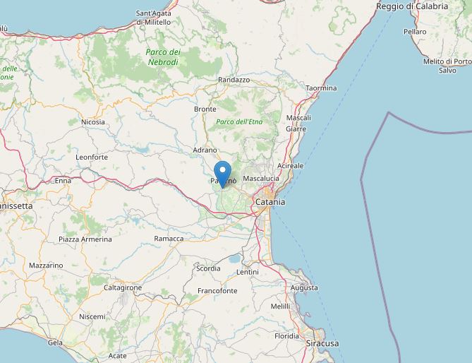 terremoto oggi sicilia catania