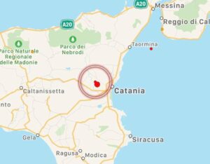 terremoto oggi sicilia catania etna