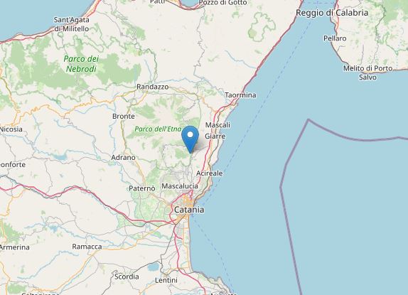 terremoto sicilia oggi catania