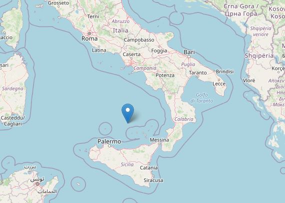 terremoto tirreno oggi