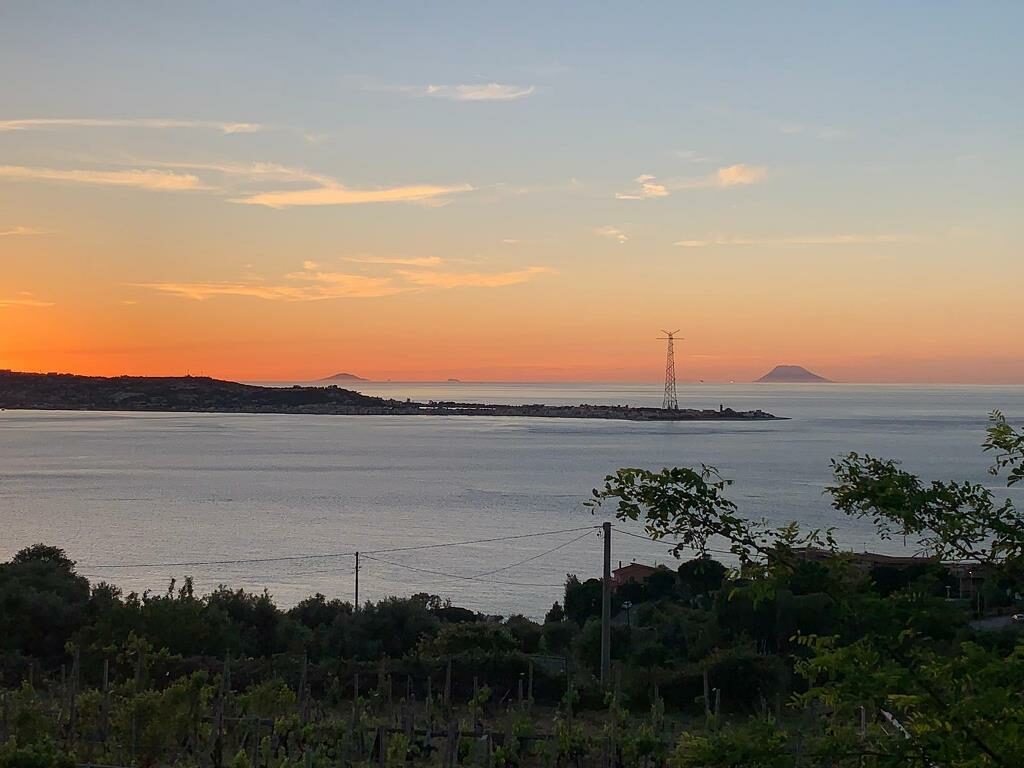 tramonto stretto di messina 16 maggio 2021