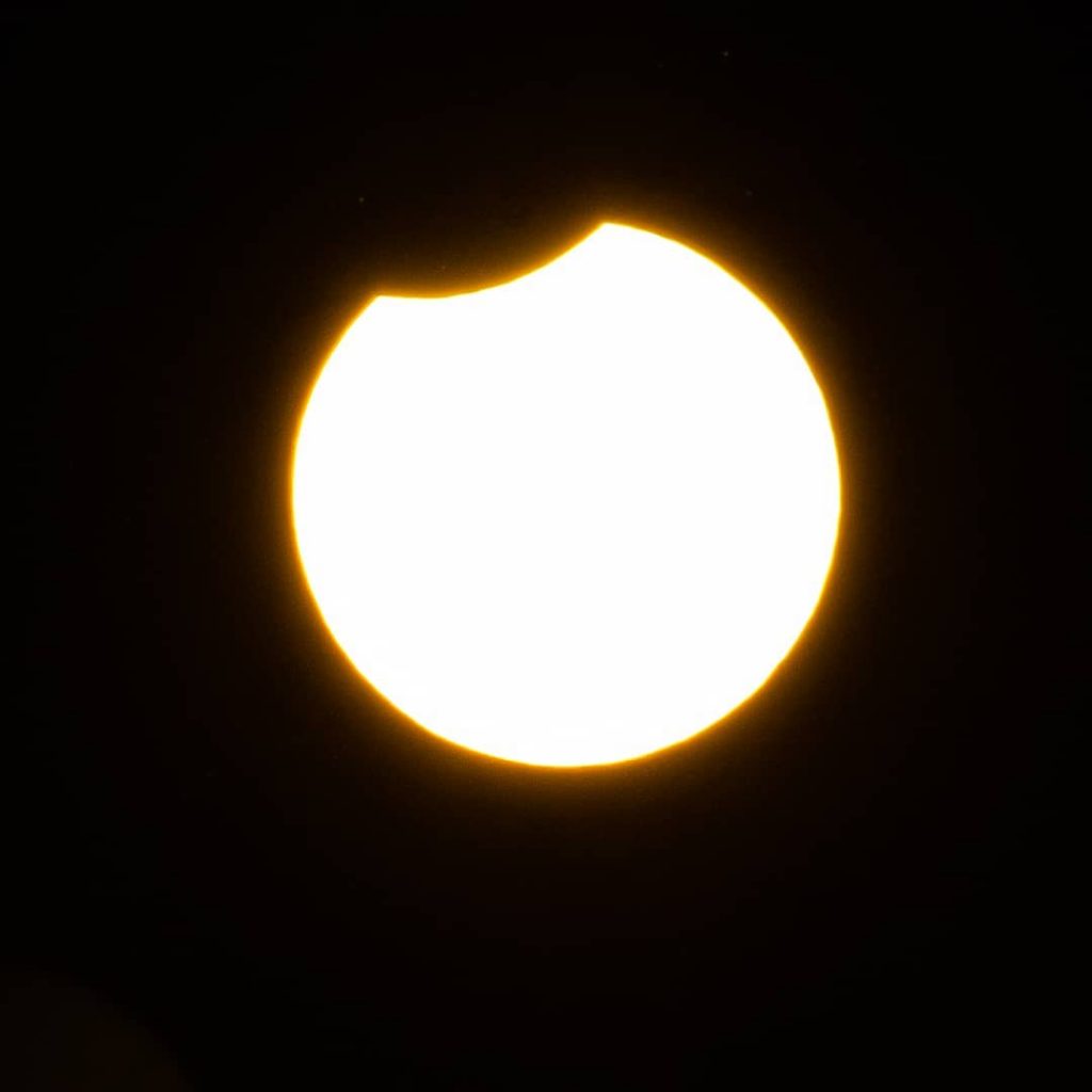L'eclissi vista dal Nord Italia