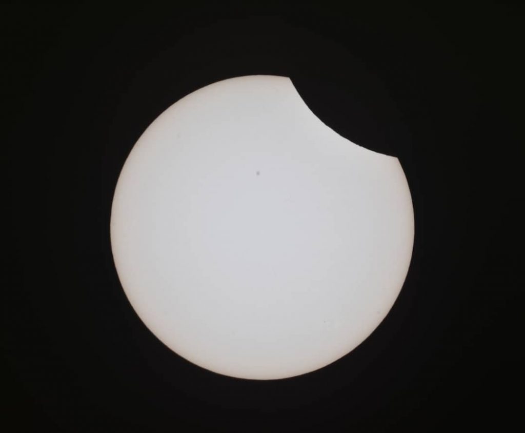 L'eclissi vista dal Nord Italia