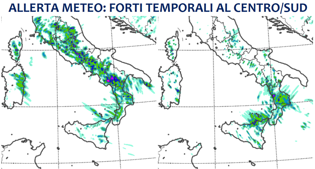 allerta meteo temporali sud italia 8 9 giugno 2021