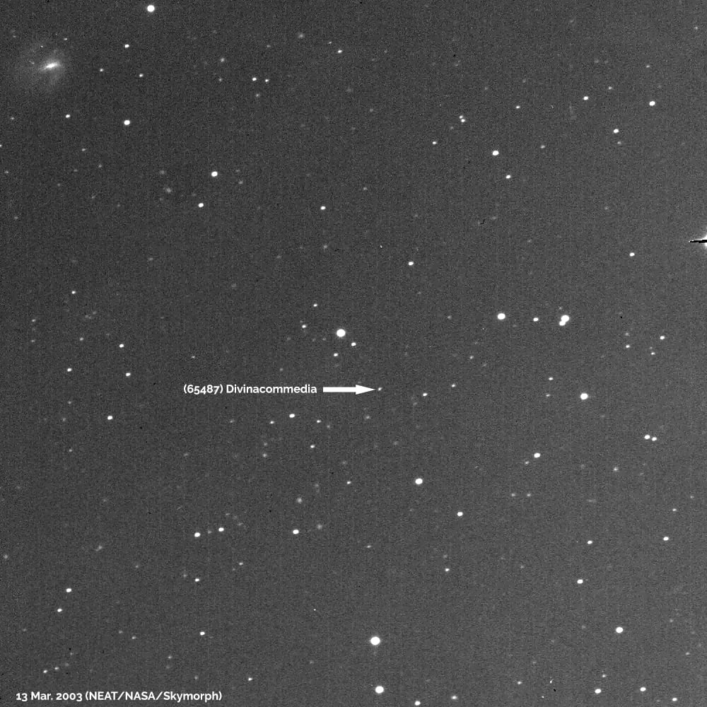 asteroide divina commedia