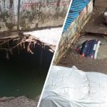 Auto viene inghiottita da una voragine e sparisce nell’acqua a Mumbai: l’incredibile VIDEO diventa virale