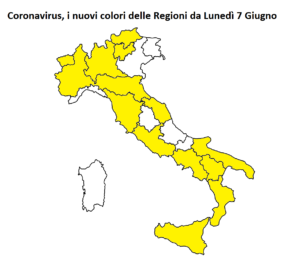 colori regioni 7 giugno