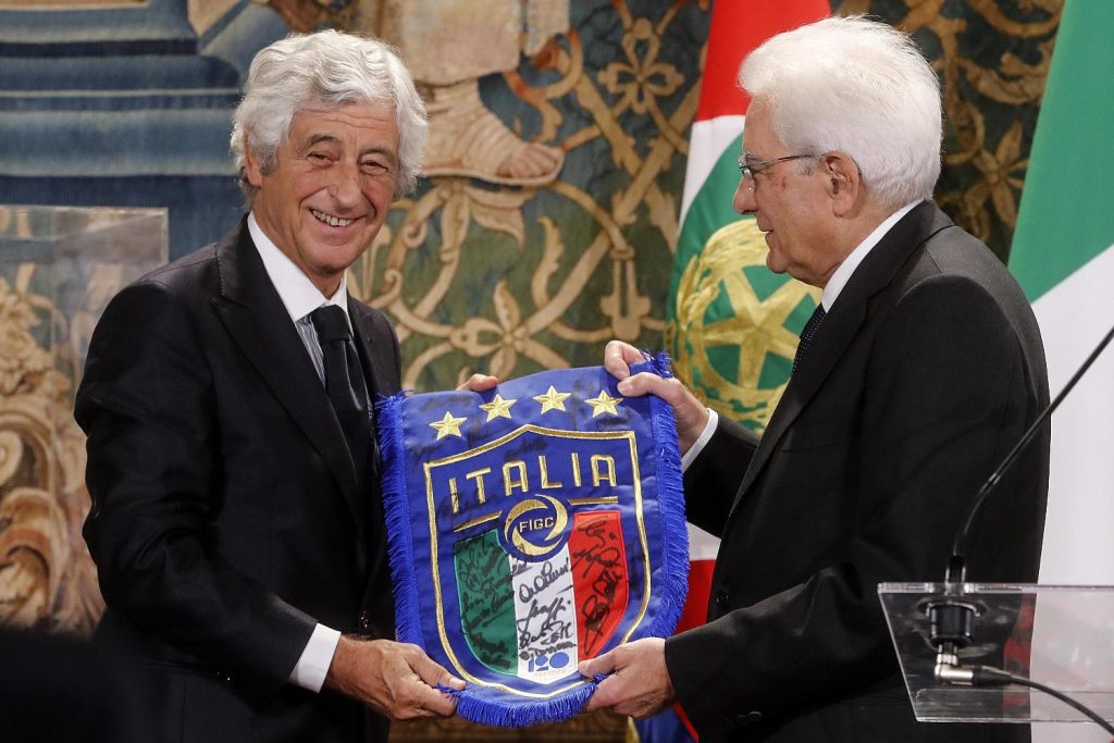 gianni rivera con mattarella