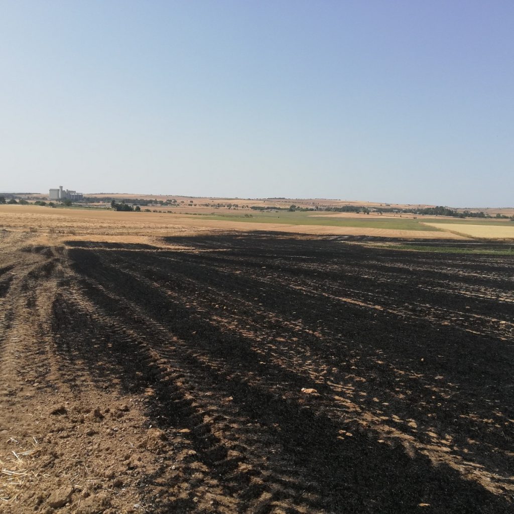 incendio Santeramo in Colle