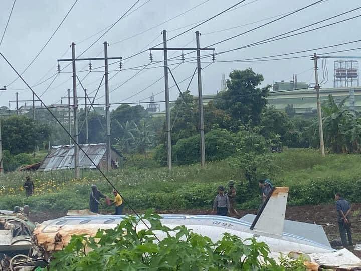 incidente aereo myanmar
