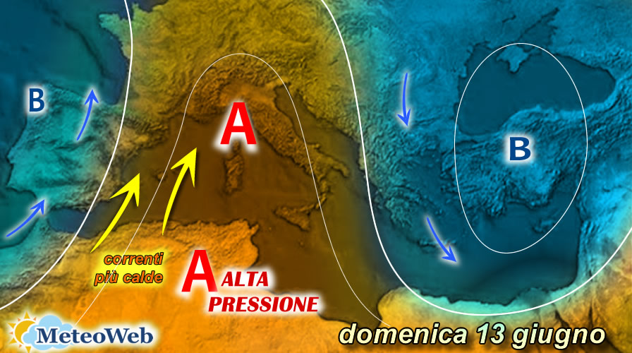 previsioni 13 giugno