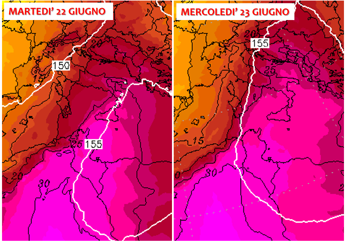previsioni meteo caldo italia
