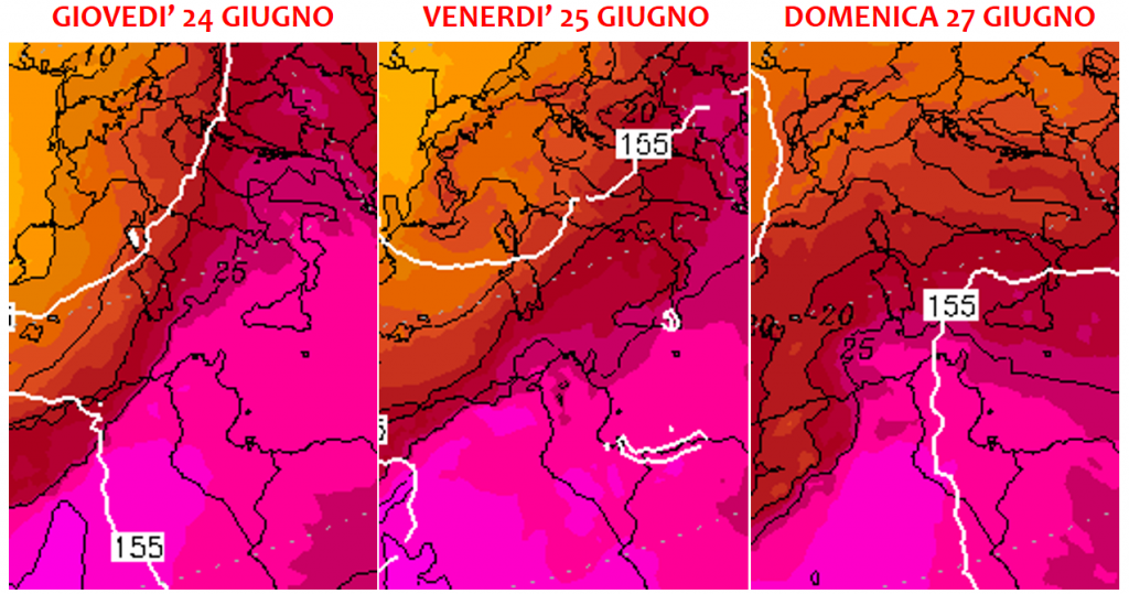 previsioni meteo caldo sud italia giugno 2021