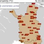 Meteo, super caldo in Finlandia: raggiunti +29°C ad Utsjoki Nuorgam a nord del Circolo Polare Artico [MAPPE]