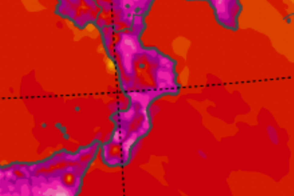 temperature massime calabria 22 giugno 2021