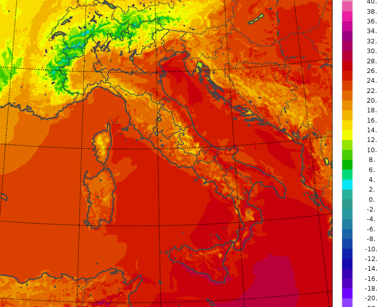 temperature minime italia