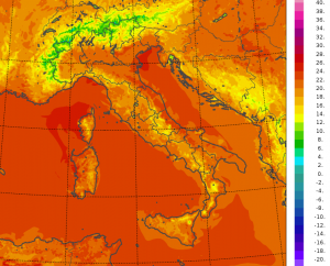 temperature minime italia oggi