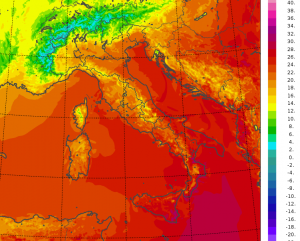 temperature minime italia oggi