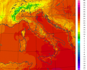 temperature minime oggi