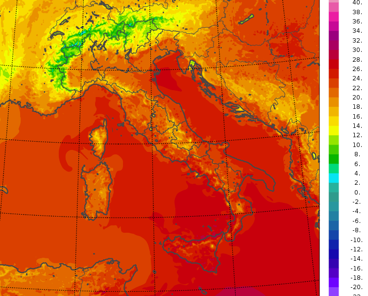 temperature minime oggi