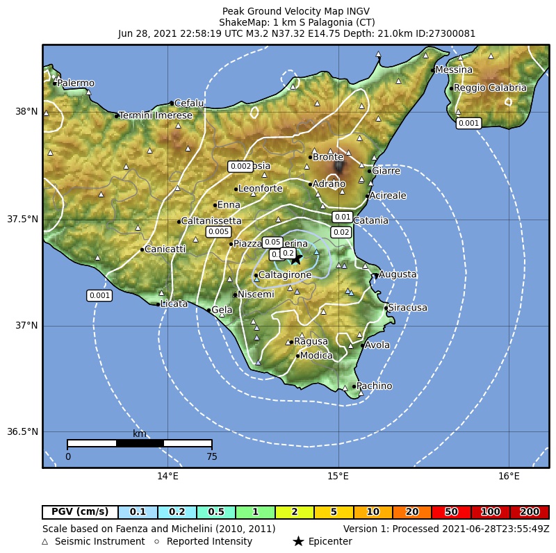 terremoto catania