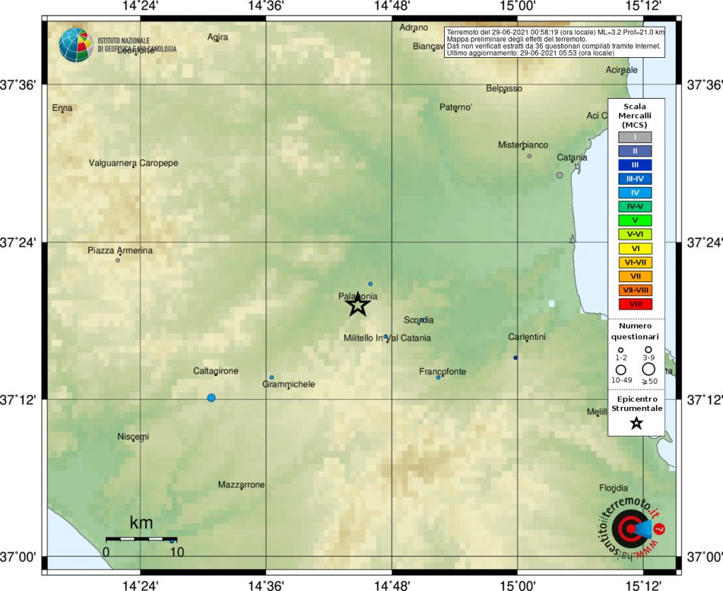 terremoto catania