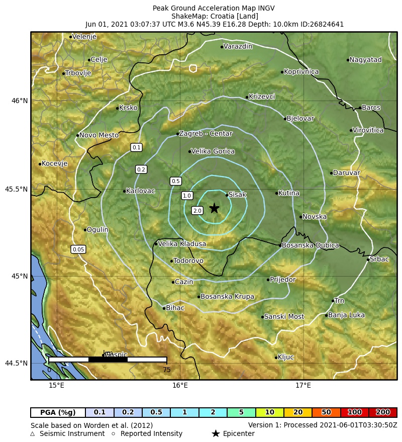 terremoto croazia