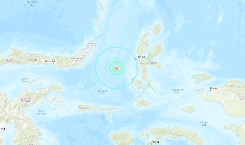 terremoto indonesia molucche
