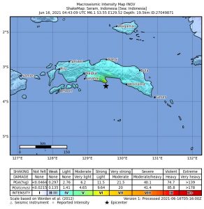terremoto indonesia oggi