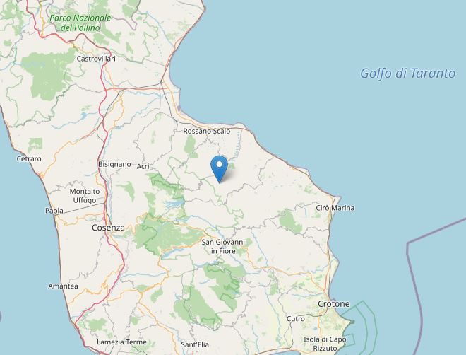 terremoto oggi calabria cosenza