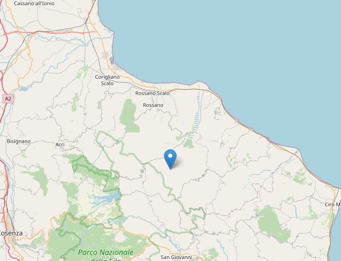 terremoto oggi calabria cosenza