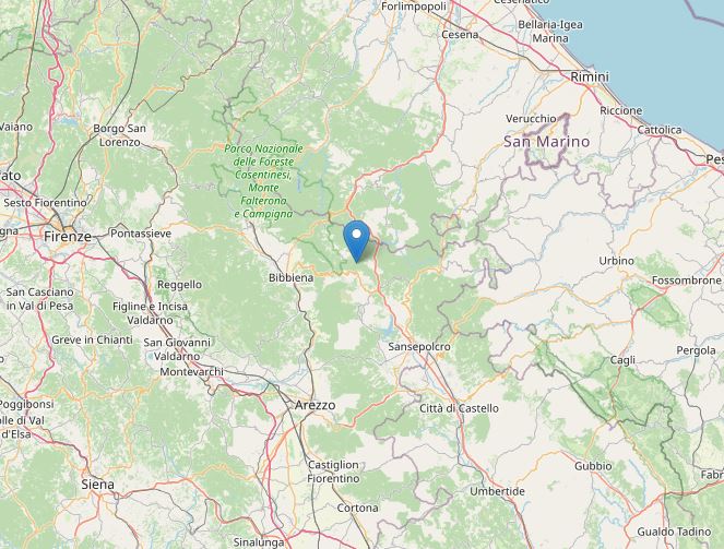terremoto oggi toscana arezzo