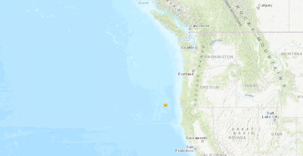 terremoto oregon