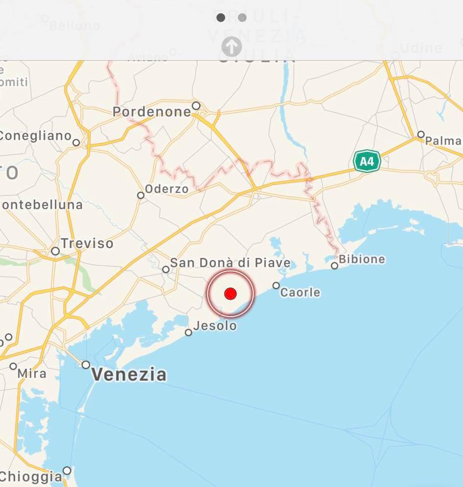 terremoto veneto oggi