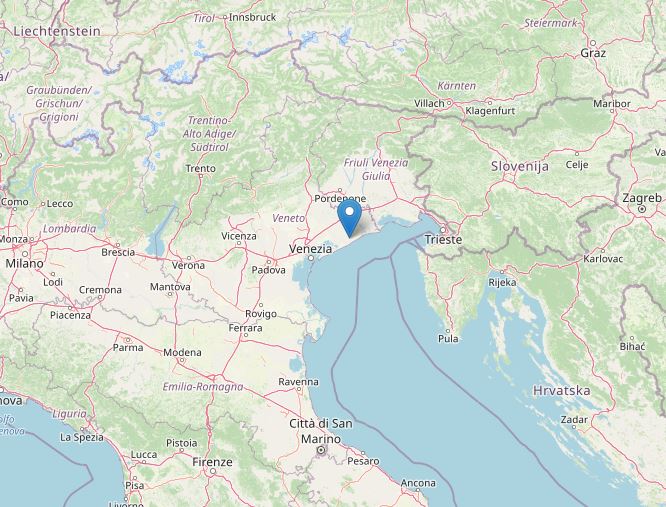 terremoto veneto oggi