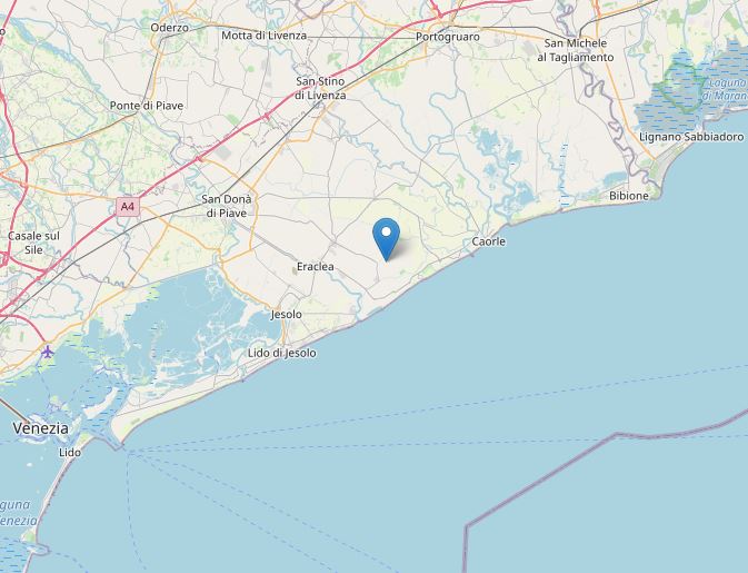 terremoto veneto oggi