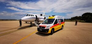 volo sanitario urgenza Alghero Roma