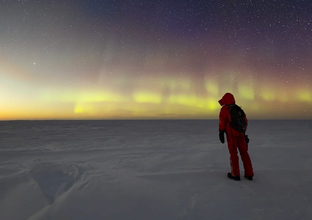 aurora boreale antartide