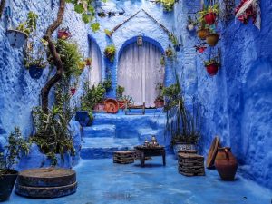 città blu marocco