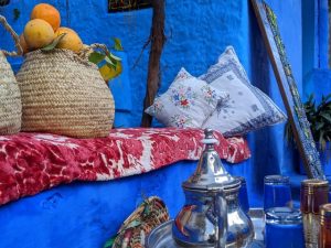 città blu marocco
