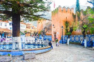 città blu marocco Uta-al-Hamman