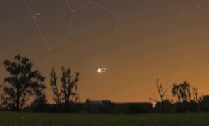 congiunzione marte venere