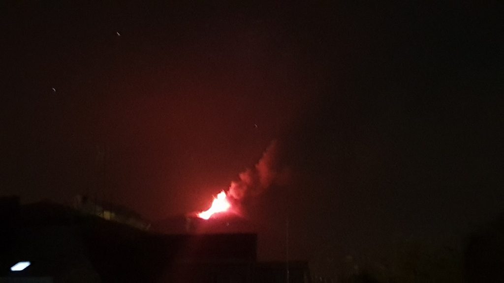 eruzione etna 2 luglio