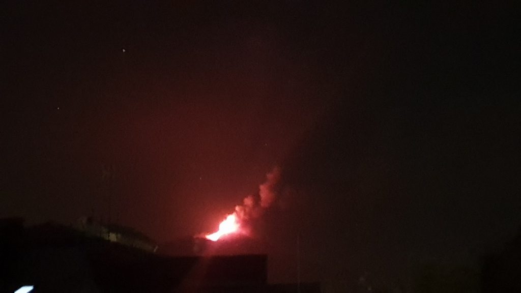 eruzione etna 2 luglio