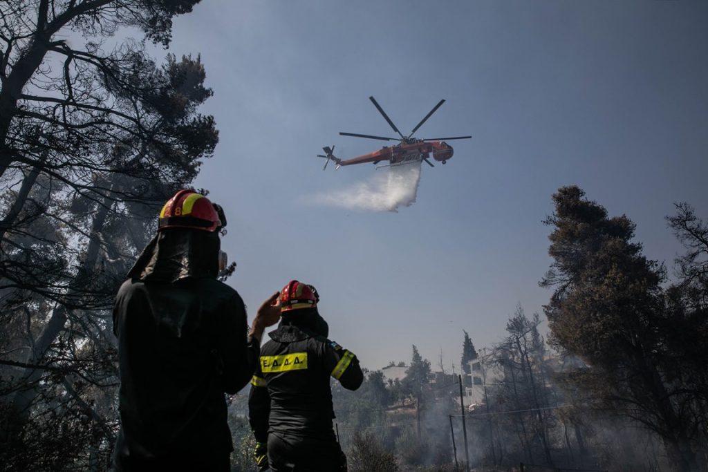 incendio grecia attica