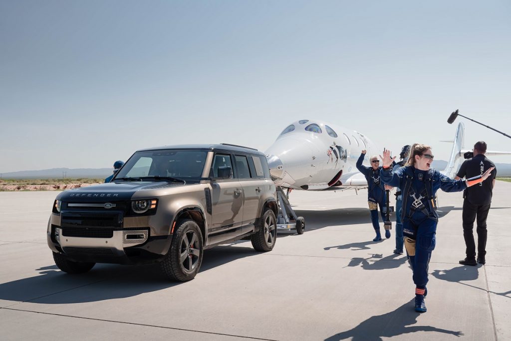land rover virgin galactic