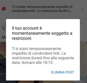 restrizioni fb