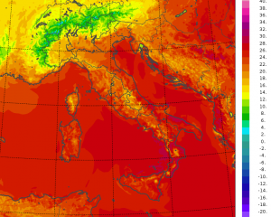 temperature minime in italia oggi